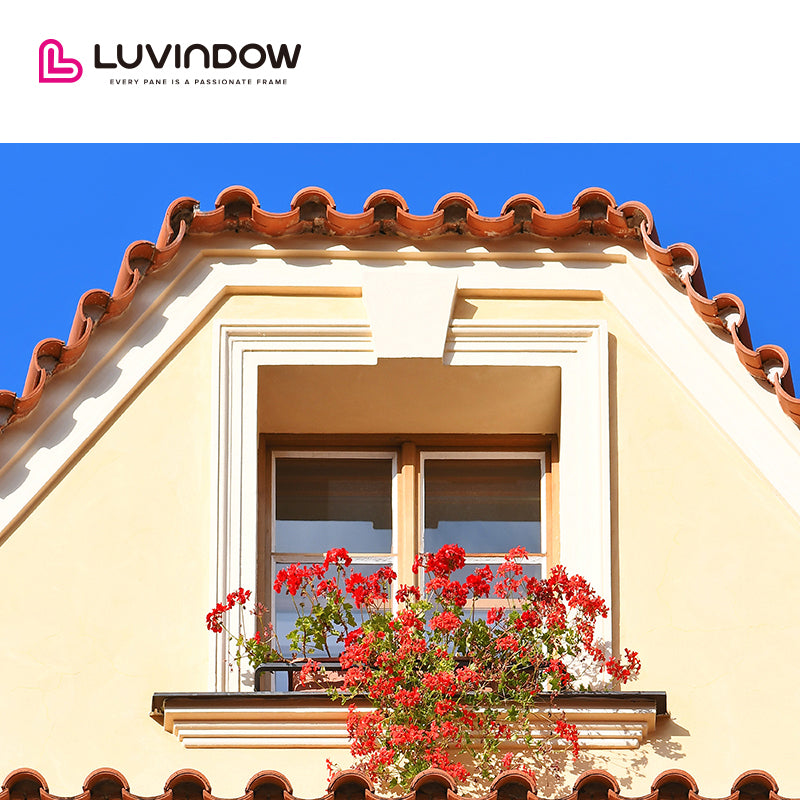 Solid Red Oak Wood Outswing Windows