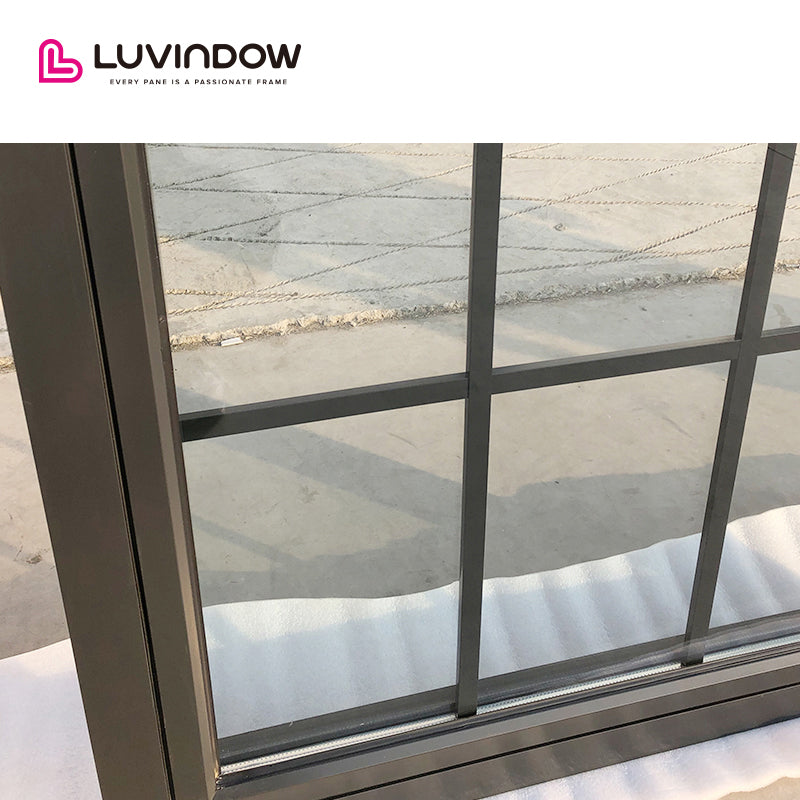 USA Albuquerque nice LUVINDOW Wholesale standard double hung window aluminium sizes small single windows