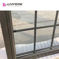 USA Albuquerque nice LUVINDOW Wholesale standard double hung window aluminium sizes small single windows