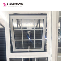 White Grille Aluminum Awning Windows