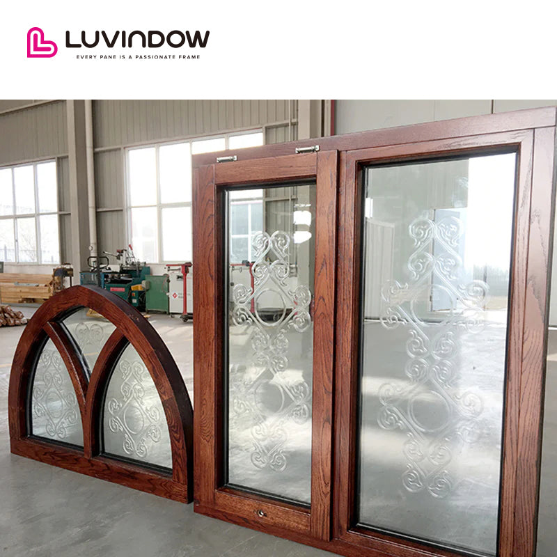 Gothic Style Wooden Specialty Shapes Window