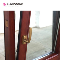 American Oak Wood Clad Aluminum Tilt Turn Windows