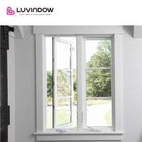 10 Year Warranty Energy Efficient USA NFRC Standard Fire Rated Aluminium tempered glass fixed Corner window