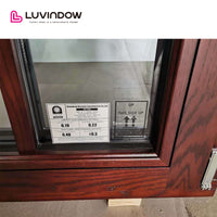 American Oak Wood Clad Aluminum Tilt Turn Windows