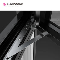 Aluminum Single Hung Black Windows