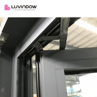Aluminum Single Hung Black Windows