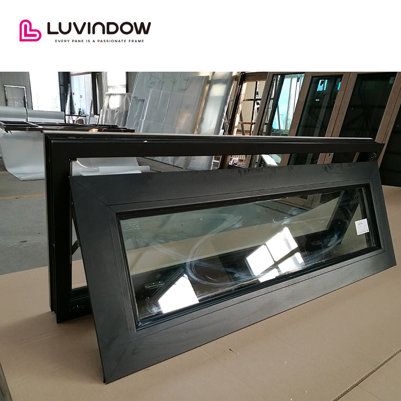 Black Aluminum Swing Awning Window