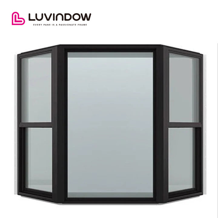 New York city  Best sale wood material casement bay bow window with Fully Tempered Safty Glass