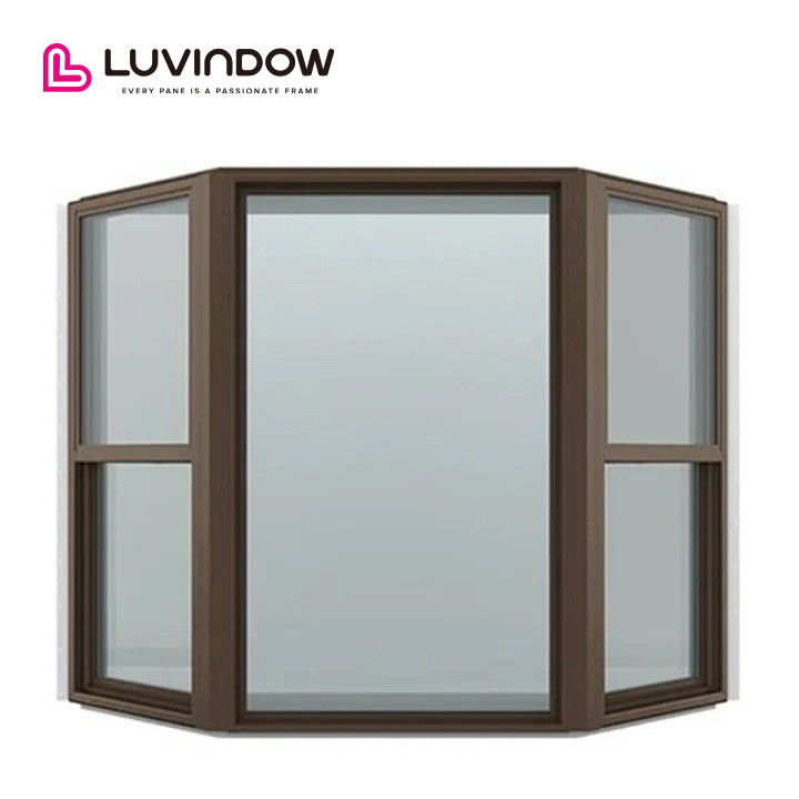 New York city  Best sale wood material casement bay bow window with Fully Tempered Safty Glass