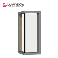 Innovative Design Project in LA: Energy-Efficient Aluminum-Wood Double Glazed Bay & Bow Windows with Built-In Shutters by Luvindow