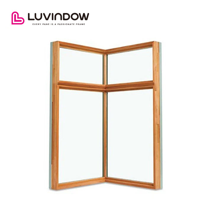 Innovative Design Project in LA: Energy-Efficient Aluminum-Wood Double Glazed Bay & Bow Windows with Built-In Shutters by Luvindow