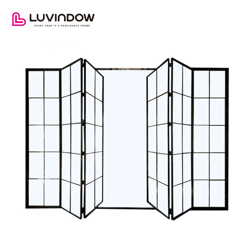 Grille Design Aluminum Bi-fold Door