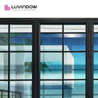Grille Design Aluminum Bi-fold Door