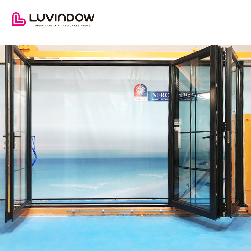 Grille Design Aluminum Bi-fold Door