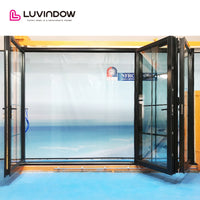 Grille Design Aluminum Bi-fold Door