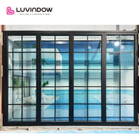 Grille Design Aluminum Bi-fold Door