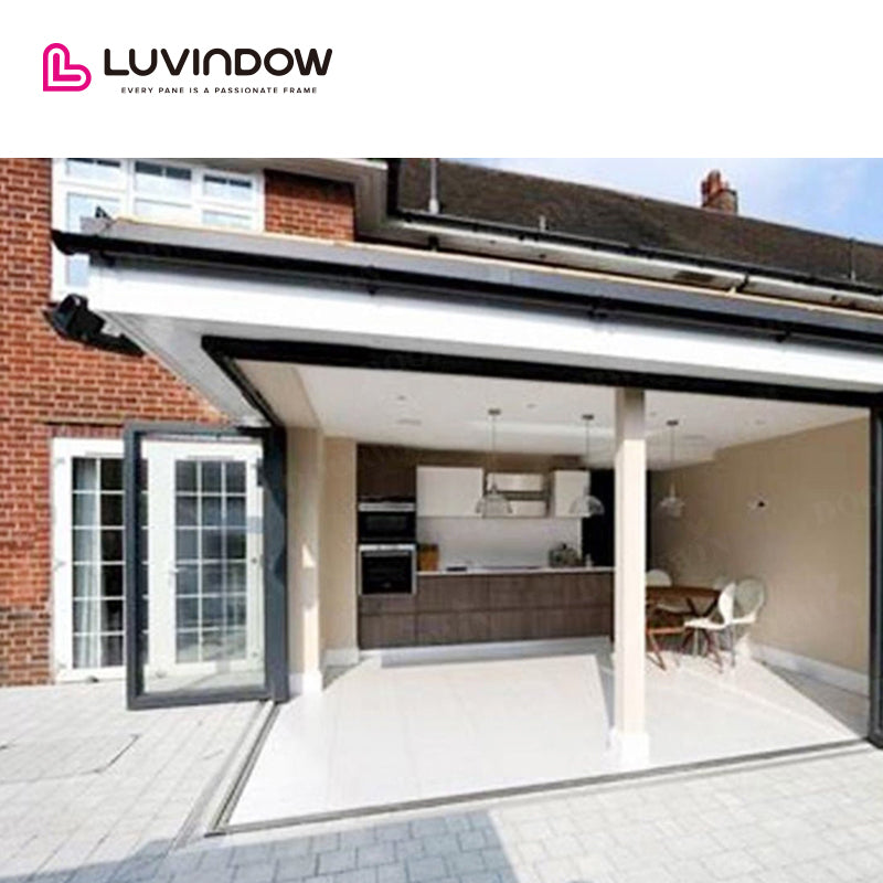 Large View Corner Folding Door