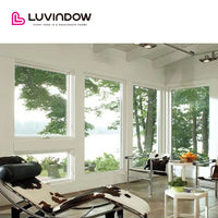 Aluminum Crank Open Handle Awning Window