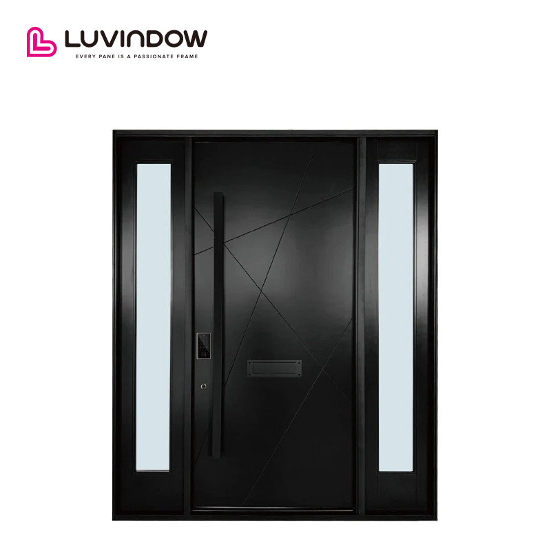 Aluminium Pivot Exterior Entrance Door With Glass