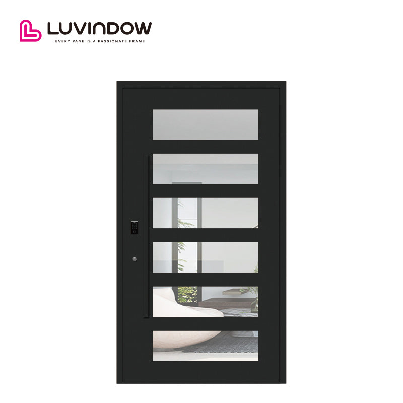 Divided Lite Pivot Wood Entry Doors