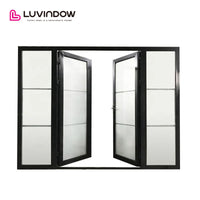 Commercial Triple Glazed Aluminium French Doors