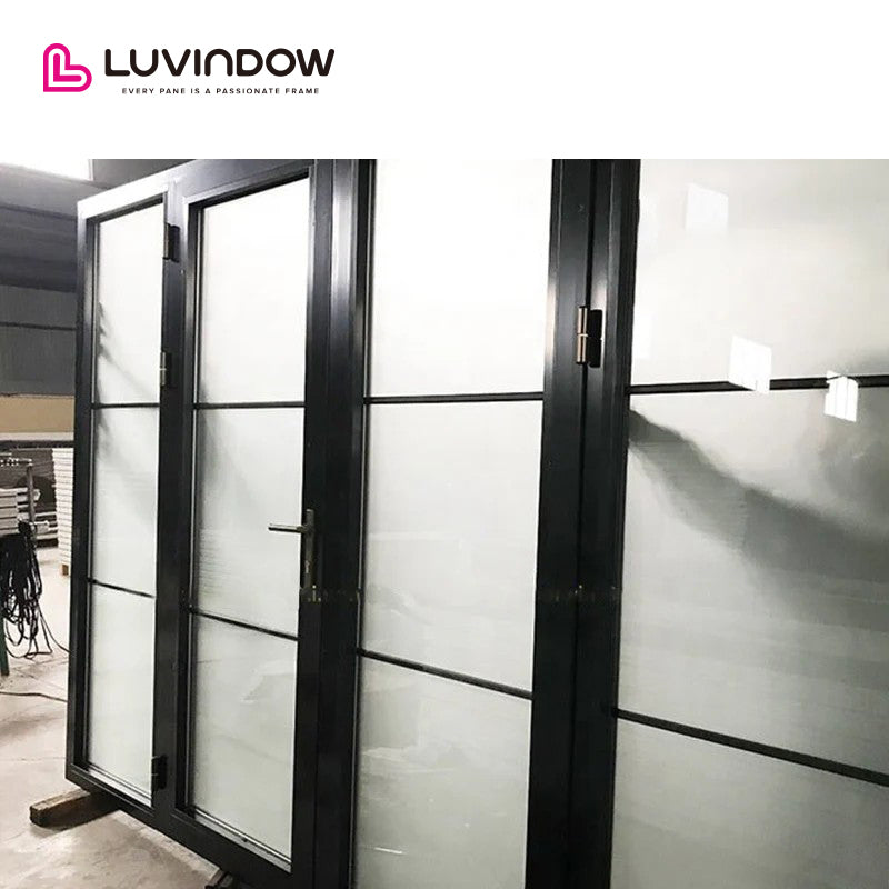 Commercial Triple Glazed Aluminium French Doors