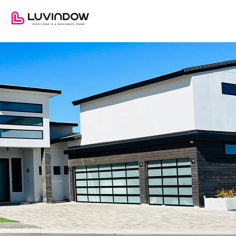 Grille Glass Aluminum Garage Door