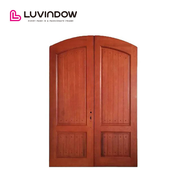 Presell Product Carving Design Pattern Arched Design with American Design Handle - China Entry Door, French Entry Door