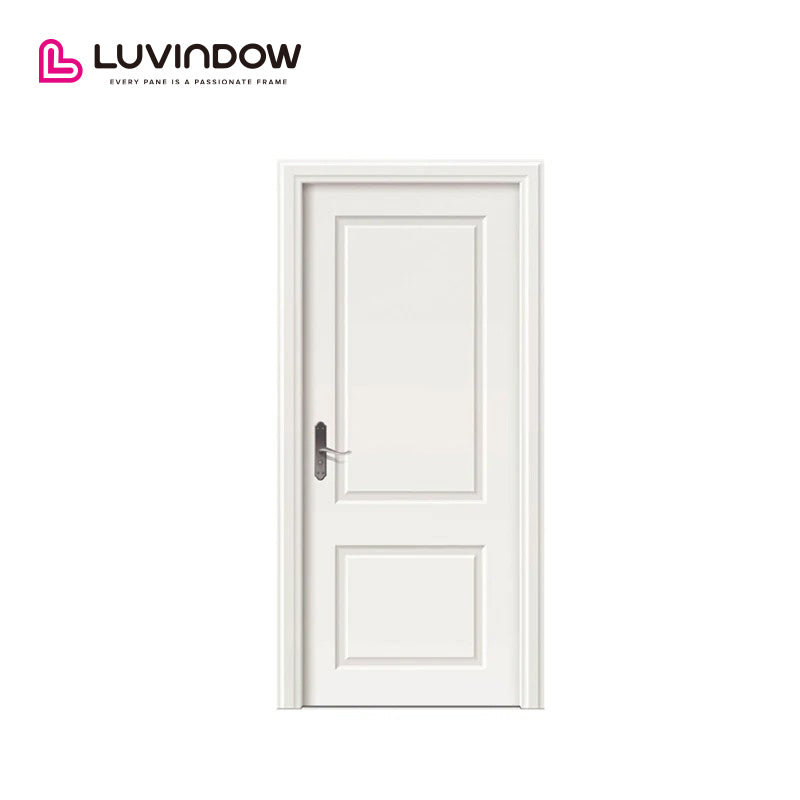USA Augusta good quality LUVINDOW Wooden doors for home design catalogue door slats by LUVINDOW