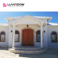 Presell Product Carving Design Pattern Arched Design with American Design Handle - China Entry Door, French Entry Door