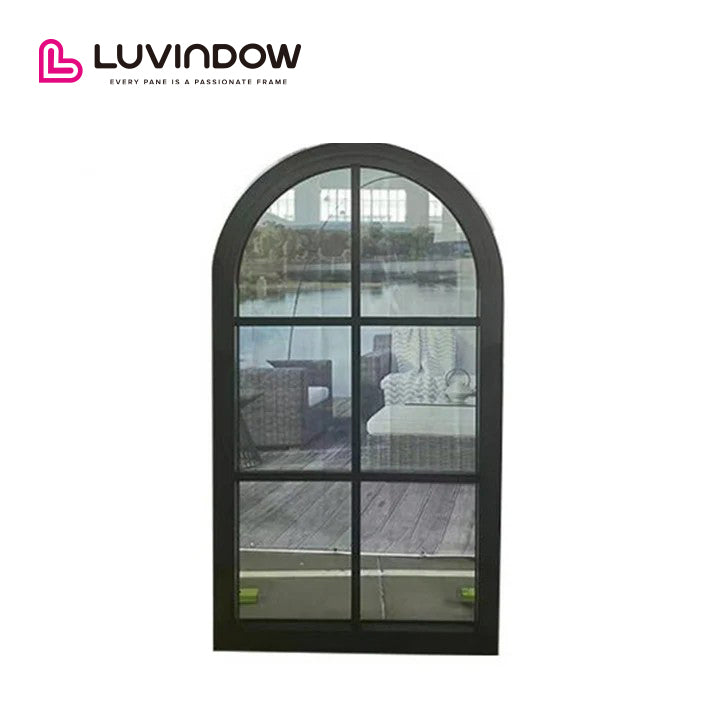 Arch Top Picture Windows Grill Design