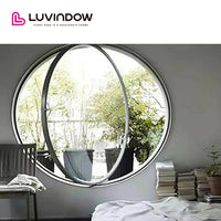 Irregular circular windows with grids