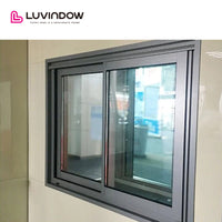 USA San Diego nice LUVINDOW Wood sliding door system window grills design pictures for windows by LUVINDOW