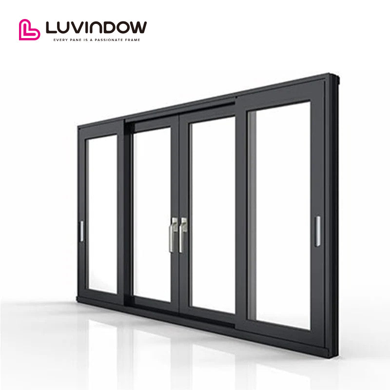 USA Philadelphia good quality LUVINDOW ALU sliding door system window grills design pictures for windows by LUVINDOW