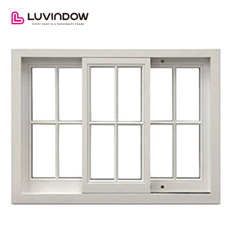 USA San Diego nice LUVINDOW Wood sliding door system window grills design pictures for windows by LUVINDOW