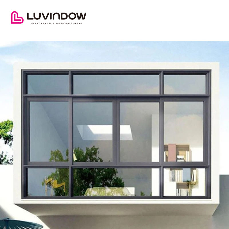 USA Philadelphia good quality LUVINDOW ALU sliding door system window grills design pictures for windows by LUVINDOW