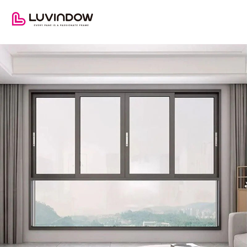 USA San Antonio nice LUVINDOW ALU sliding door system window grills design pictures for windows by LUVINDOW