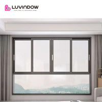 USA San Antonio nice LUVINDOW ALU sliding door system window grills design pictures for windows by LUVINDOW