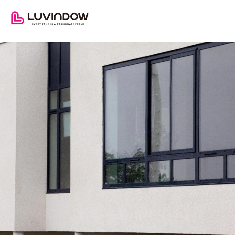 USA Philadelphia good quality LUVINDOW ALU sliding door system window grills design pictures for windows by LUVINDOW