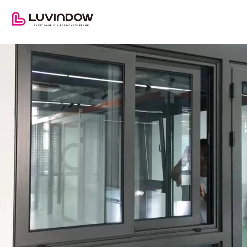 USA Philadelphia good quality LUVINDOW ALU sliding door system window grills design pictures for windows by LUVINDOW