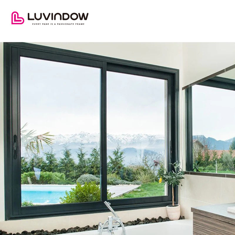 USA San Antonio nice LUVINDOW ALU sliding door system window grills design pictures for windows by LUVINDOW