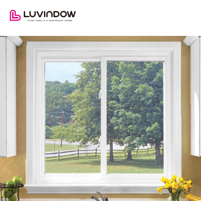 USA San Diego nice LUVINDOW Wood sliding door system window grills design pictures for windows by LUVINDOW