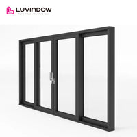 USA Philadelphia good quality LUVINDOW ALU sliding door system window grills design pictures for windows by LUVINDOW