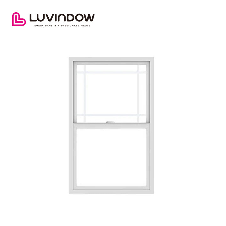 USA Virginia good quality  American Customized Thermal Insulation Aluminum Double Hung Windows,vertical windows by LUVINDOW