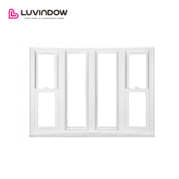 USA Long Beach nice Best sale new paining double hung windows argon filled double hung window