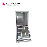 USA Virginia good quality  American Customized Thermal Insulation Aluminum Double Hung Windows,vertical windows by LUVINDOW