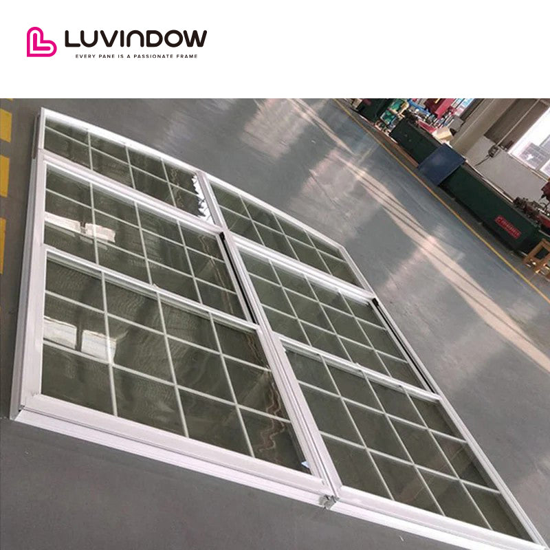 USA Virginia good quality  American Customized Thermal Insulation Aluminum Double Hung Windows,vertical windows by LUVINDOW