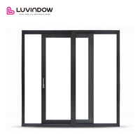 Black Aluminum Frame Lift-Sliding Door