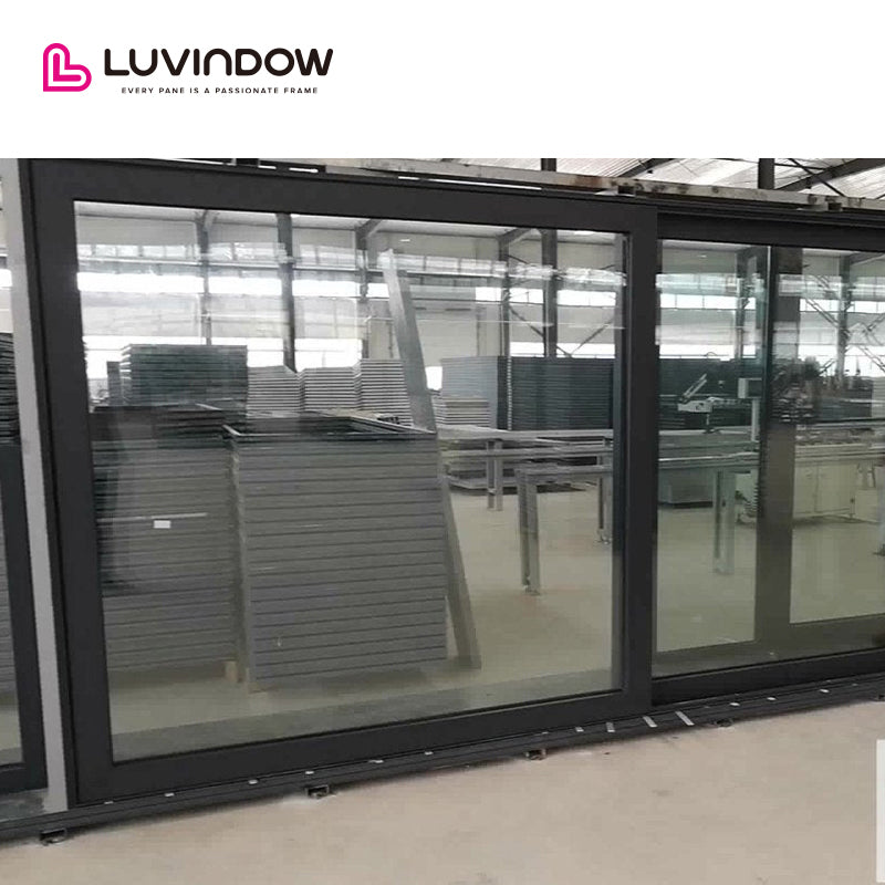 Black Aluminum Frame Lift-Sliding Door