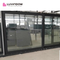 Black Aluminum Frame Lift-Sliding Door